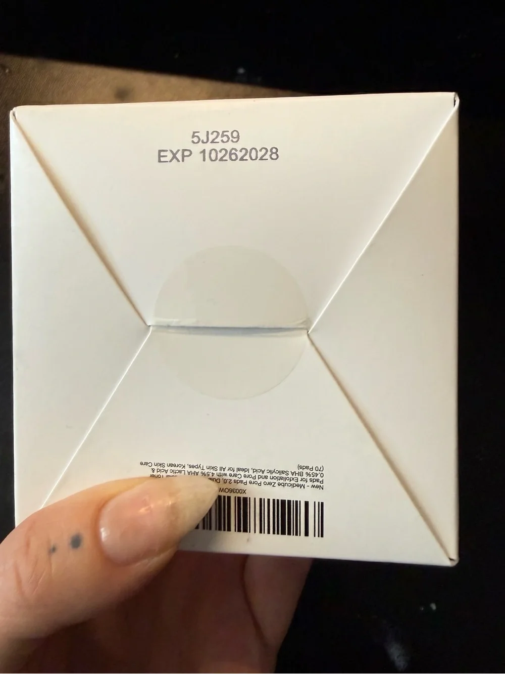 medicube Zero Pore Pad 2.0 Unopened